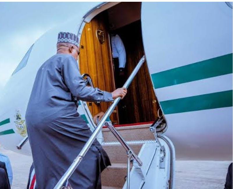 Shettima departs for Gabon to attend the presidential inauguration