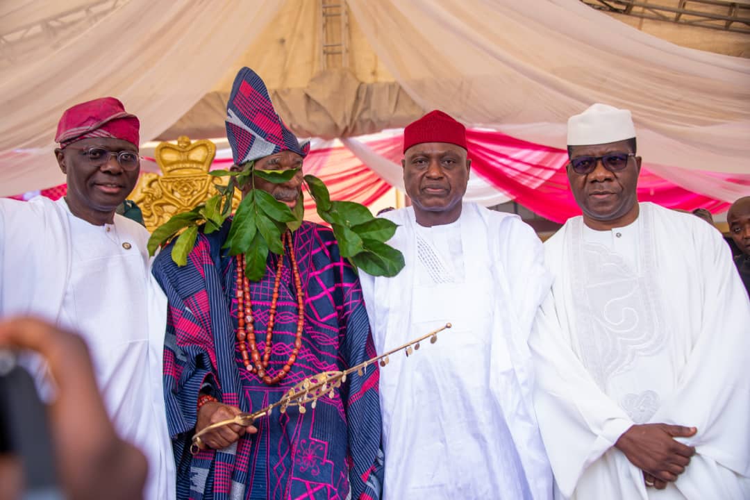 “You’re a true democrat”, President Tinubu, Oyebanji, Sanwo-Olu hail Olusi at chieftaincy ceremony