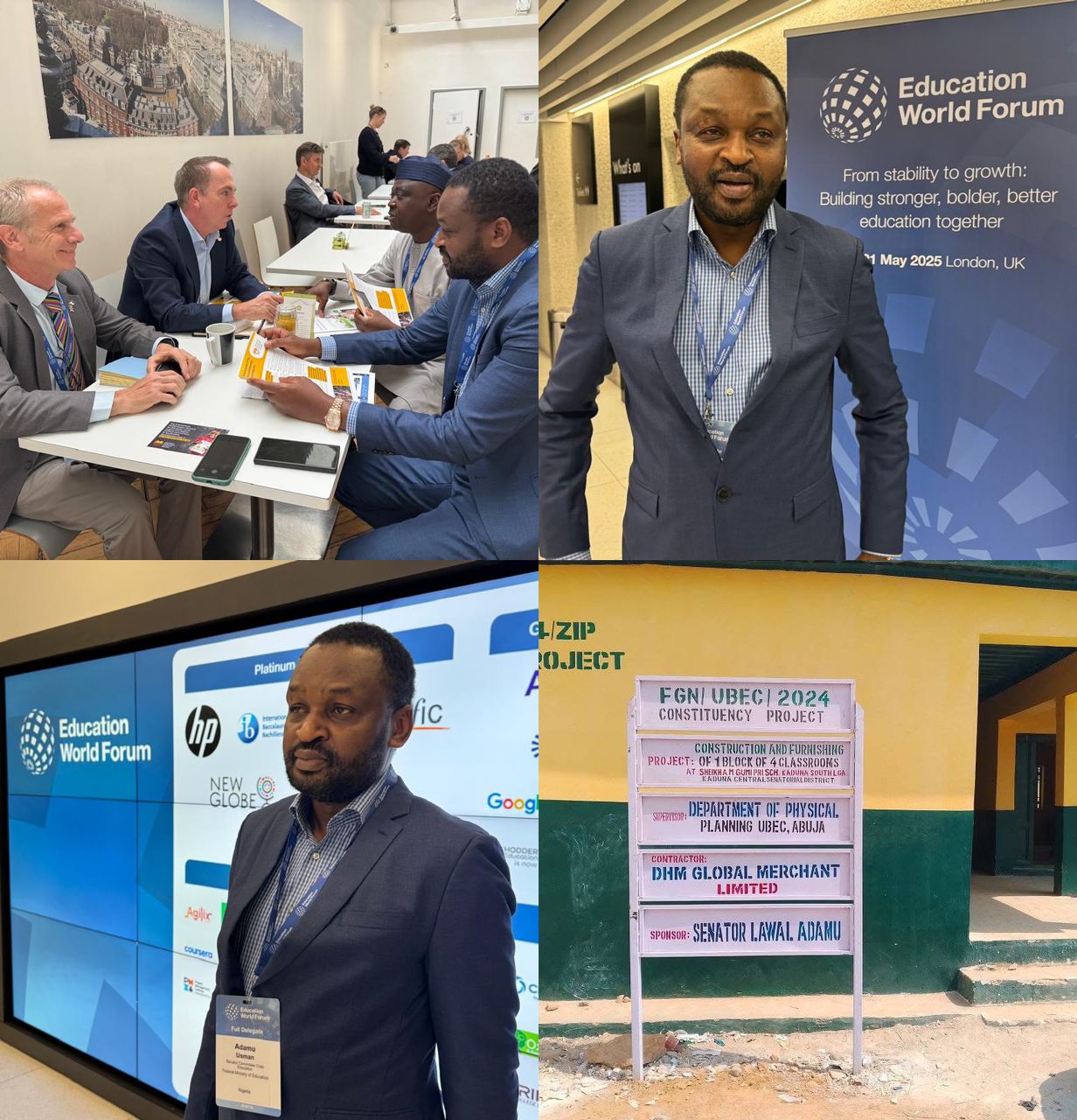 Senator Usman addresses UK Education World Forum, highlights Nigeria’s strides toward the delivery <br>