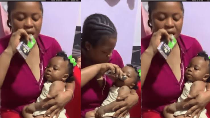 Woman in viral video feeding baby with ‘alcohol’ reacts to backlash