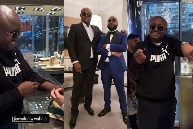 Israel DMW praises Davido for gifting him multimillion Rolex wristwatch