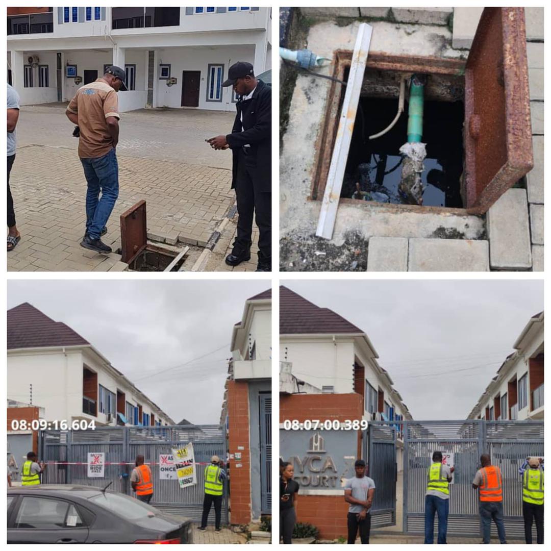 LASG seals Lekki estate for discharging sewage into drains