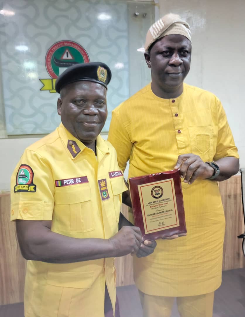 LASTMA operations director wins 2025 best traffic officer award