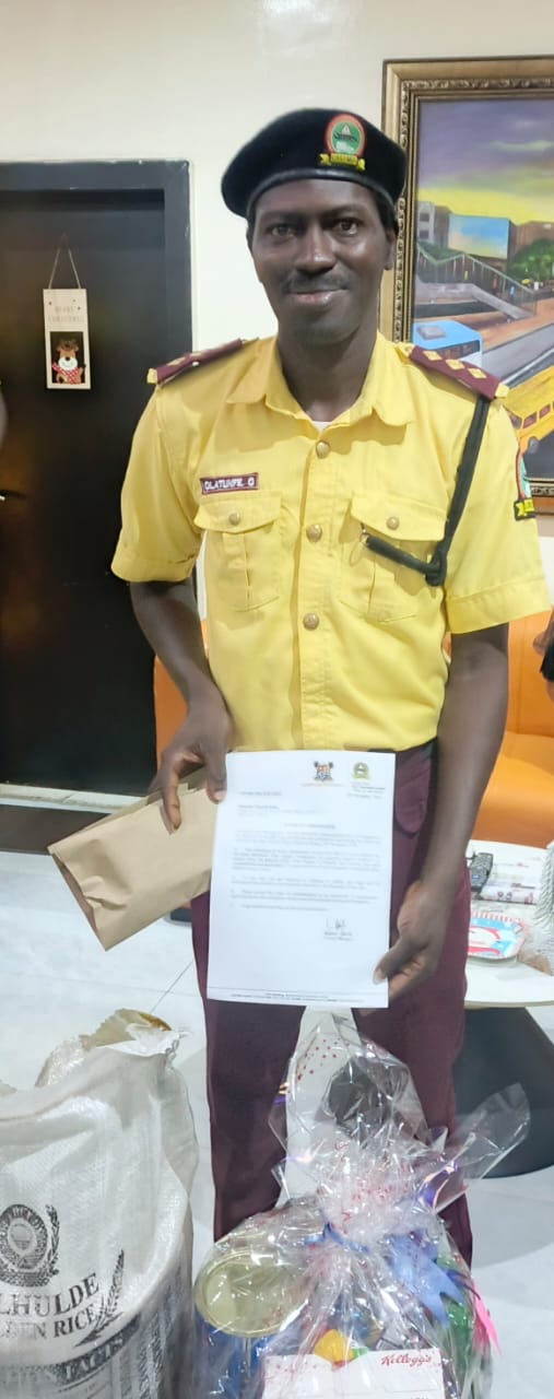 LASTMA names Olatunfe Oluwole John its 2025 Man of the Year