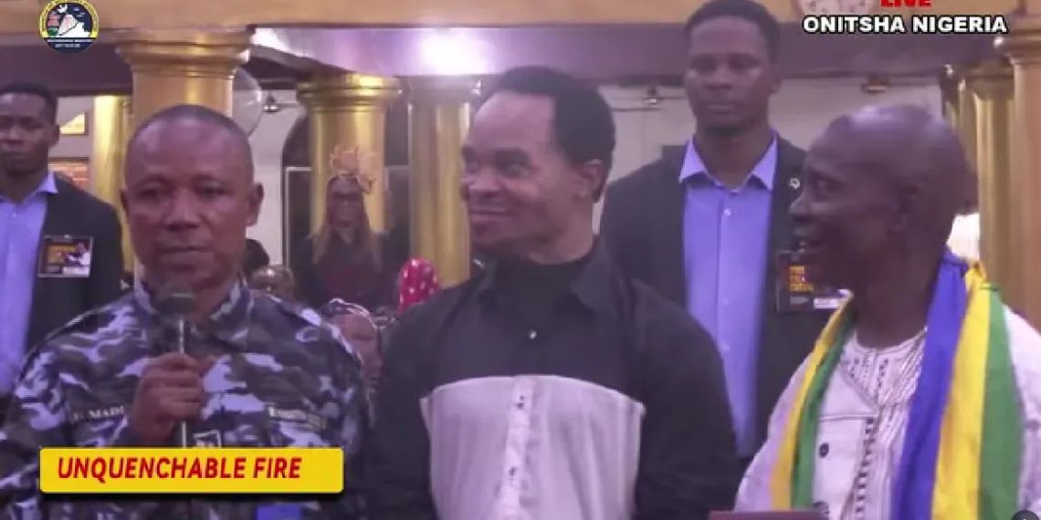 Anambra police confer patron honour on Prophet Odumeje