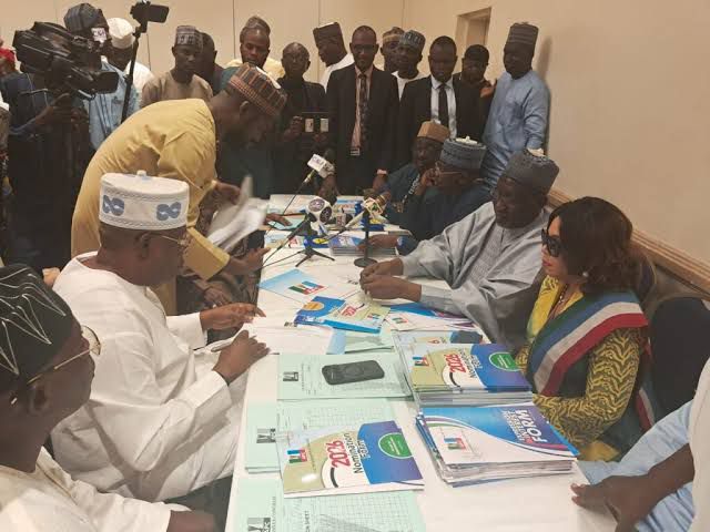 Tinubu picks re-election forms