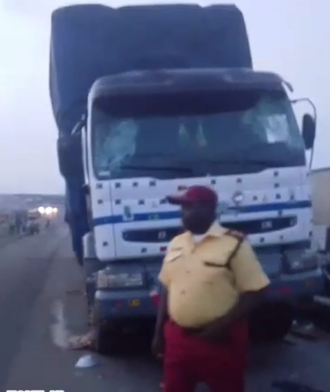 Truck driver arrested after crash claims two lives in Lagos